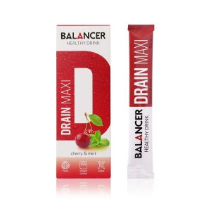 Очищающий и дренирующий напиток Дрейн Макси BALANCER DRAIN MAXI со вкусом «Вишня–мята», 10 шт.